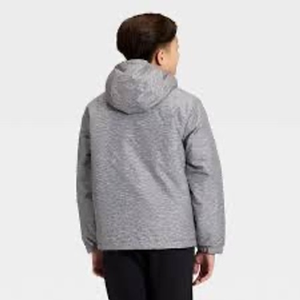 All in Motion Kids Snow Sport 3-in-1 Jacket Gray Heather XS 4/5 New